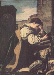 Domenico  Feti Melancholy or the Penitent Magdalen (mk05) China oil painting art